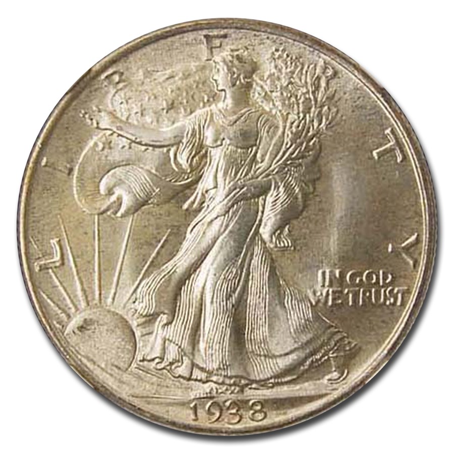 1938ǯ ���������󥰥�Хƥ� �ϡ��ե��顼 ��� 50����� ����С� ������ �������� ����ꥫ�罰��¤ʾ�� �ե���ǥ�ե��� MS-67 NGC ������ơ���������