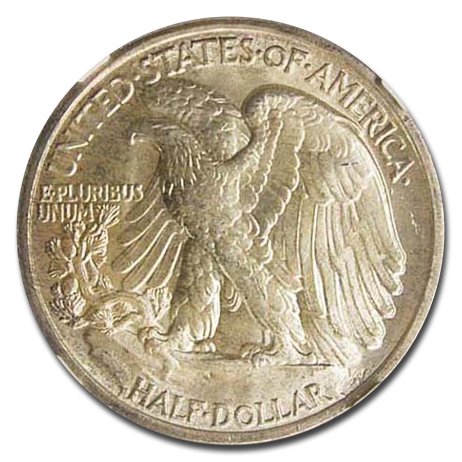 1938ǯ ���������󥰥�Хƥ� �ϡ��ե��顼 ��� 50����� ����С� ������ �������� ����ꥫ�罰��¤ʾ�� �ե���ǥ�ե��� MS-67 NGC ������ơ���������
