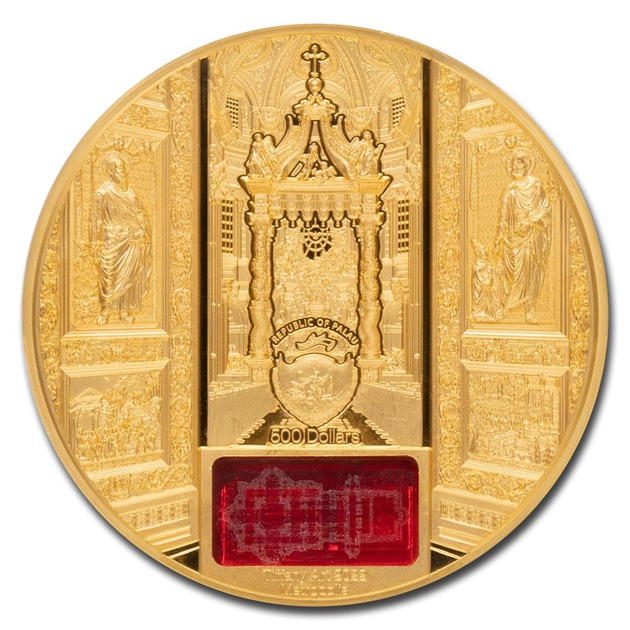 �ƥ��ե��ˡ������ȥ�ȥ��ݥꥹ���Х����� ���󡦥ԥ��ȥ�������� 5���� 500�ɥ� 2022ǯ�� �ѥ饪����ȯ�� �ץ롼�� PR-69 PCGS