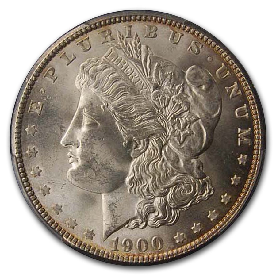 モルガンダラー　1ドル銀貨　MS67 1900年 モルガン ダラー 銀貨 1ドル シルバー モルガン ヘッド