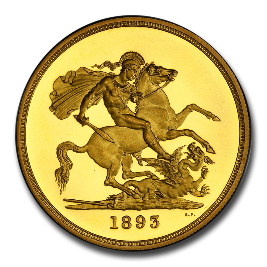 1893ǯ ꥹ ȥꥢ 5ݥ  ꥹ إå ӥȥꥢ ١   硼 ε༣  졼ȥ֥ƥ PR-63 DCAM PCGS ƥ