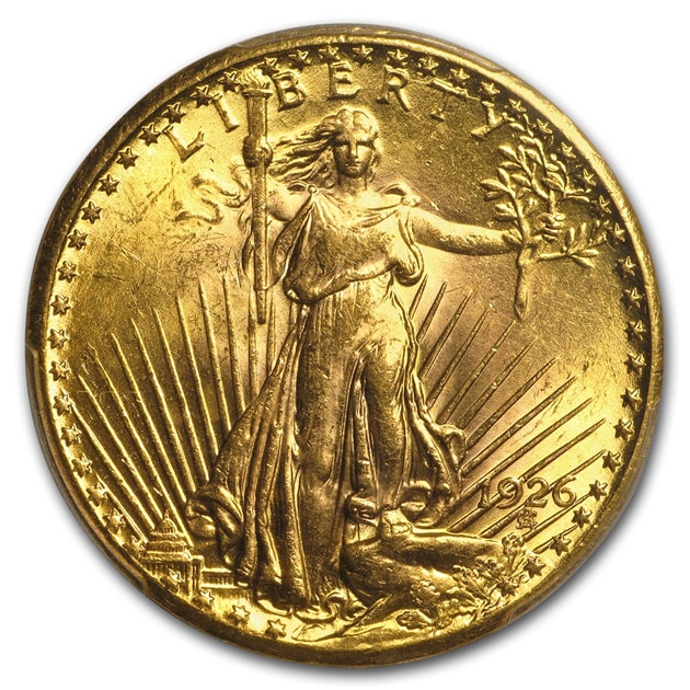 ����ꥫ ����ȥ����ǥ� ���֥� �������� 20�ɥ��� 1926ǯ�� ����ꥫ¤ʾ��ȯ�� MS-62 PCGS ����ƥ�����������