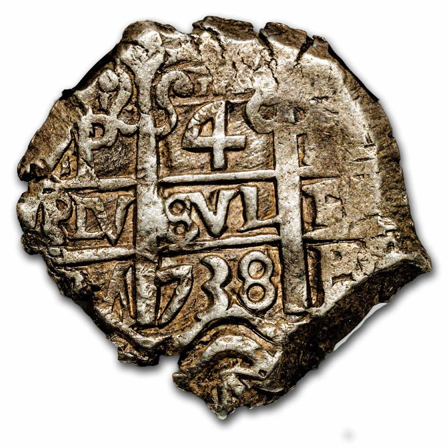 今だけ価格！】 レア！ FELIS SCRIPTA/フェリス・スクリプト 1738年 フェリペ5世 スペイン国王 4レアル 銀貨 コブ ボリビア  ポトシ AU-55 NGC アンティークコインの販売 | 金貨や銀貨のご購入は「金銀の貯金箱」