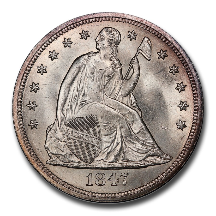 1854年 アメリカ クォータードル 鷲デザイン銀貨シーテッドリバティ