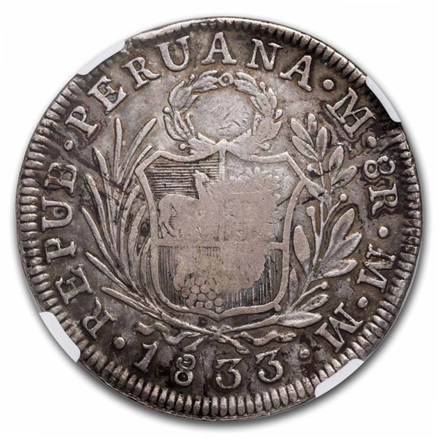 1834-1837ǯ �ե���ԥ� (���ڥ���̱��) 8�쥢�� ��� C/S �ڥ롼 ���  VF-30 NGC ����ƥ�����������