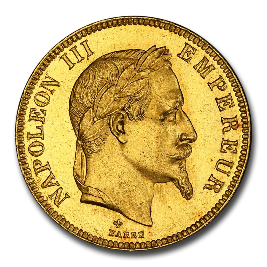 1869ǯ ե ʥݥ쥪3 100ե  ե󥹹 륤 ʥݥ쥪 ˼ ͭ    ե ȥ饹֡¤ʾ 衼å MS-63 PCGS ƥ