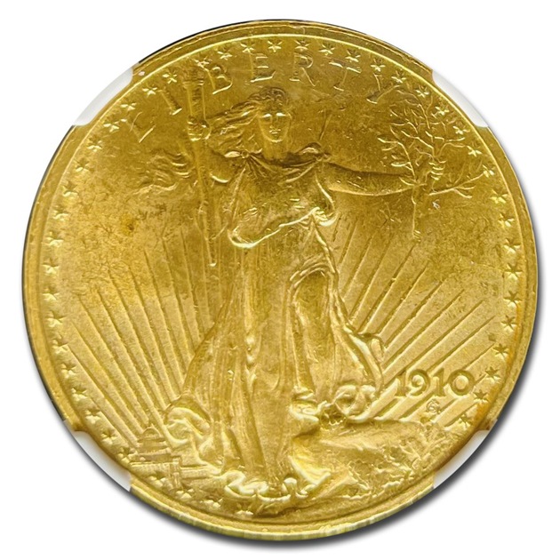 ����ꥫ ����ȥ����ǥ� ���֥� �������� 20�ɥ��� 1910ǯ�� ����ꥫ¤ʾ��ȯ�� MS-62 NGC ����ƥ�����������