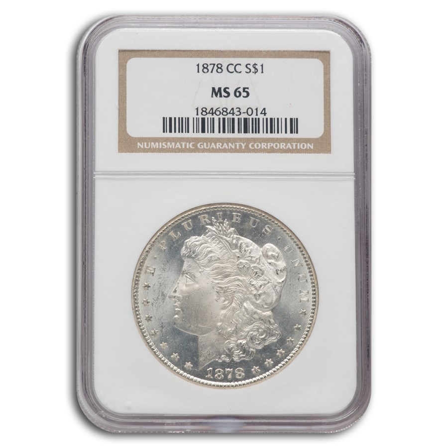 1878ǯ 륬顼  1ɥ С  륬 إå Хƥ  ꥫ罰¤ʾ 󥷥ƥ MS-65 NGC ƥ