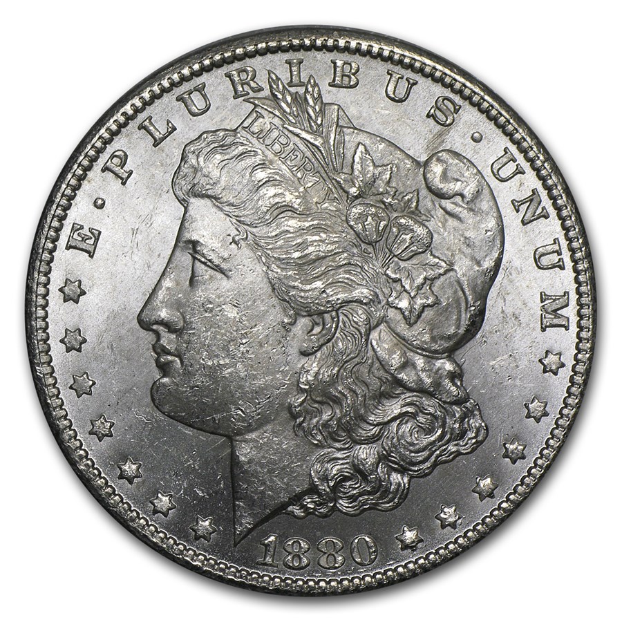 1880年 モルガンダラー 銀貨 1ドル シルバー コイン モルガン ヘッド 