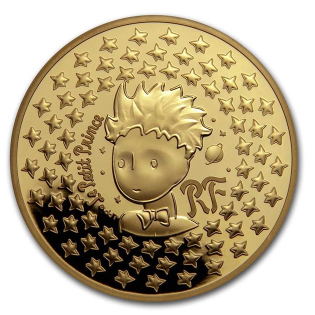 星の王子さま 75周年記念金貨 1オンス プルーフ 200ユーロ 2021年製