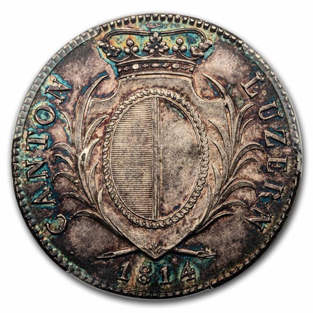 1814ǯ ������ ��ĥ���� 4�ե�� ��� MS-62 PCGS ����ƥ�����������