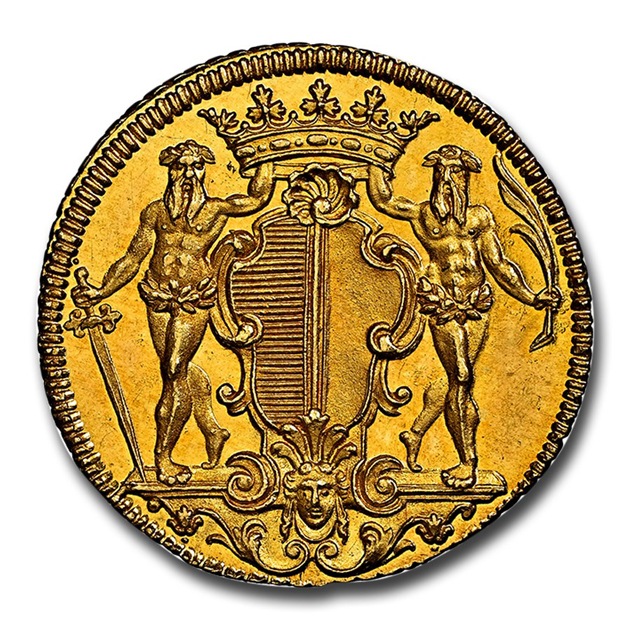 ルツェルン ダカット金貨 スイス 1741年 MS-65+ NGC アンティーク