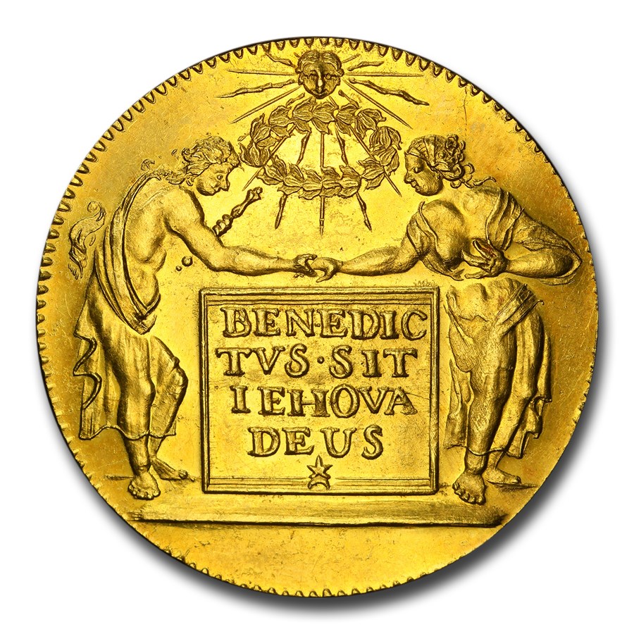 1700-1710年 スイス ベルン 4ダカット 金貨 王冠 紋章 クマ ライオン碑文 銘文 ヨーロッパ ゴールド コイン MS-63 PCGS  アンティークコインの販売 | 金貨や銀貨のご購入は「金銀の貯金箱」