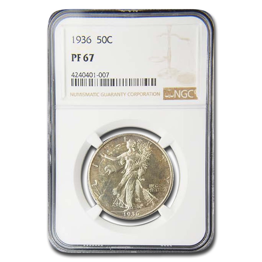 1936ǯ  Хƥ ϡե顼  50 С  ꥫ罰¤ʾ եǥե PF-67 NGC ơ