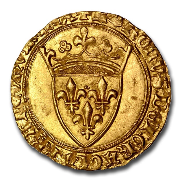 フランス1380-1422年 シャルル6世 エキュードール 金貨 楽天市場