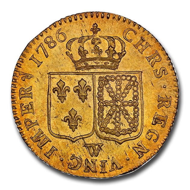 �륤16�� �ե�󥹹�/�ʥХ�� �륤�ɡ����� �ե�� 1786ǯ�� MS-66 NGC ����ƥ�����������