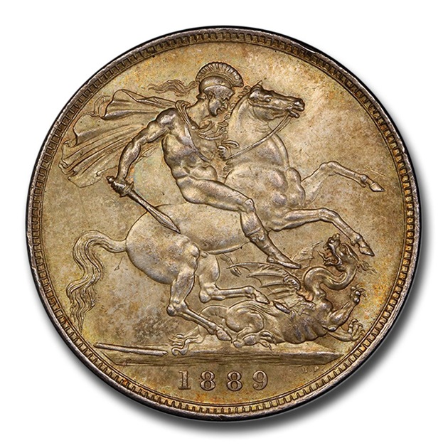 1889ǯ �������ȥꥢ���� ���饦�� ��� �����ꥹ �ӥ��ȥꥢ MS-63 PCGS ����ƥ�����������