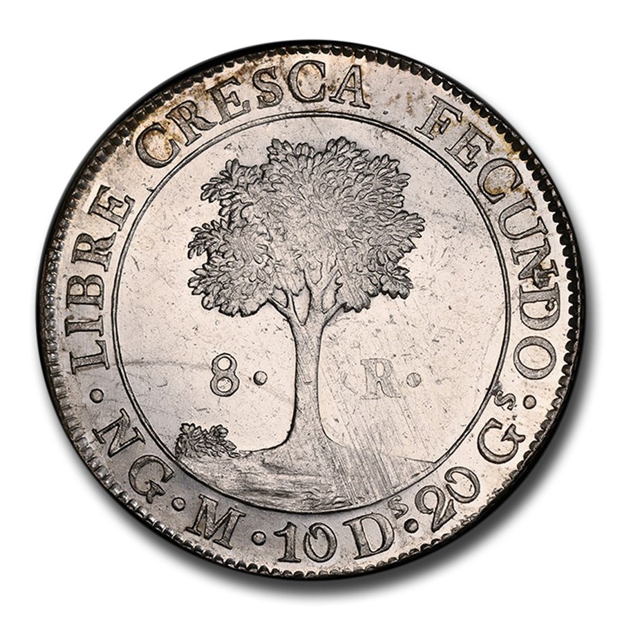 1827ǯ �������ꥫ ���ۤ�Ϣ�� 8�쥢�� ��� ����С� ������ �� ��  �������ꥫϢˮ���¹� �����ƥޥ�¤ʾ�� MS-62 PCGS ����ƥ�����������