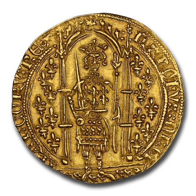 ������5�� �ե�󥫥ԥ���� �ե�� 1364-1380ǯ MS-64 NGC ����ƥ�����������