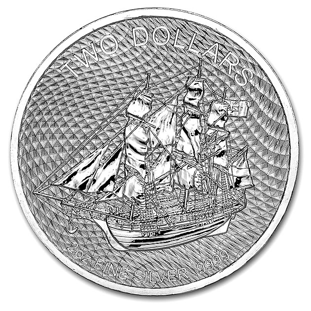 新品】クックアイランド銀貨 (帆船) 2オンス 2020年 クリア