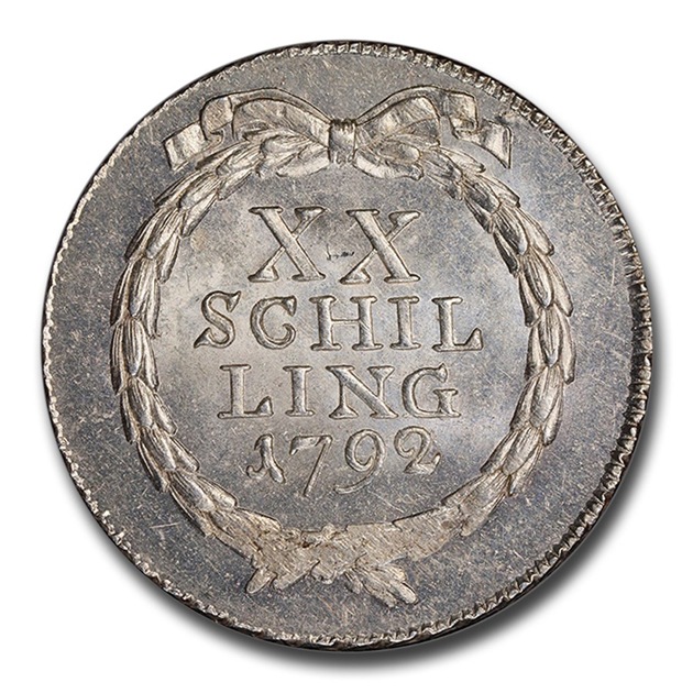 1792ǯ ������ 20����� ��� MS-66 PCGS ����ƥ�����������