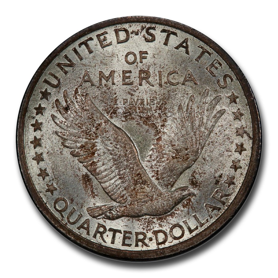 1917ǯ ������ǥ��� ��Хƥ� ���������� ���顼 ��� 25����� ����С� ������ �������� ����ꥫ�罰��¤ʾ�� �ե���ǥ�ե��� Type-I MS-67+ PCGS CAC (FH) ����ƥ�����������