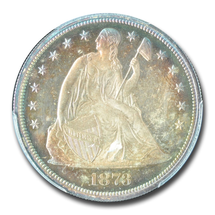 1873ǯ ƥå Хƥ 顼  1ɥ С  ͳν  ꥫ罰¤ʾ եǥե PR-66 ᥪ PCGS ƥ