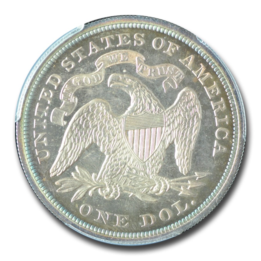 1873ǯ �����ƥå� ��Хƥ� ���顼 ��� 1�ɥ� ����С� ������ ��ͳ�ν��� �������� ����ꥫ�罰��¤ʾ�� �ե���ǥ�ե��� PR-66 ���ᥪ PCGS ����ƥ�����������