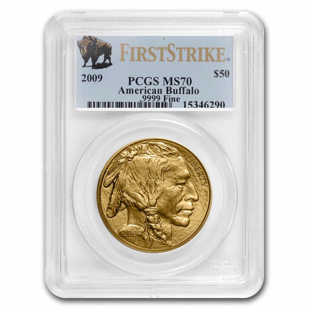 ����ꥫ �Хåե����� ����ǥ������� 1���� 50�ɥ� 2009ǯ�� ����ꥫ¤ʾ��ȯ�� MS-70 PCGS (FirstStrike®)