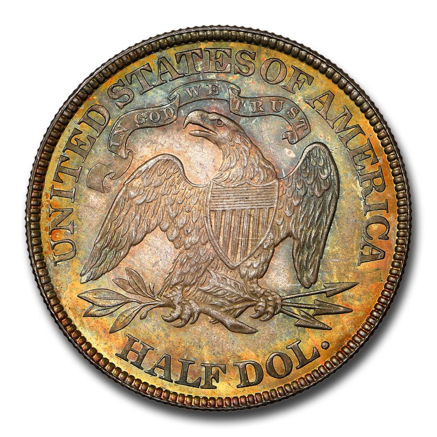 1882ǯ �����ƥå� ��Хƥ� �ϡ��� ���顼 ��� 50����� ����С� ������ �������� ����ꥫ�罰��¤ʾ�� �ե���ǥ�ե��� MS-68 NGC ����ƥ�����������