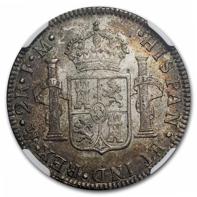 1774ǯ �������3�� ���ڥ���� 2�쥢�� ��� �ᥭ���� �ᥭ�������ƥ�¤ʾ�� MS-62 NGC ����ƥ�����������