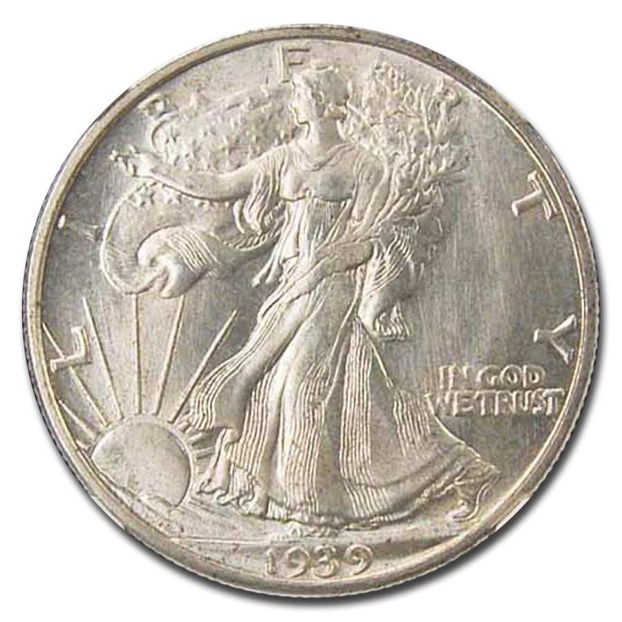 1939ǯ ���������󥰥�Хƥ� �ϡ��ե��顼 ��� 50����� ����С� ������ �������� ����ꥫ�罰��¤ʾ�� �ǥ�С� MS-67 NGC ����ƥ�����������