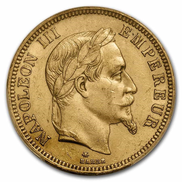 hfr001 ナポレオン3世 5フラン銀貨 1869年BB. ナポレオン3世 5フラン銀貨