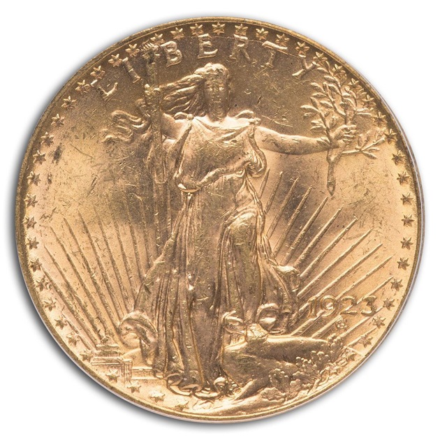ꥫ ȥǥ ֥  20ɥ 1923ǯ ꥫ¤ʾȯ MS-63 PCGS ƥ
