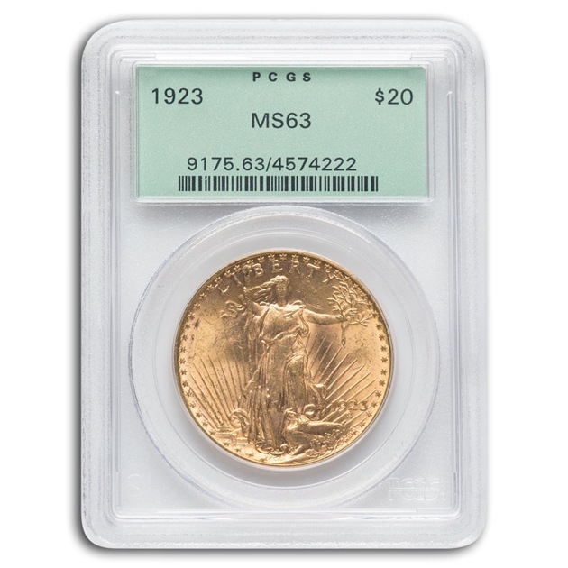 ꥫ ȥǥ ֥  20ɥ 1923ǯ ꥫ¤ʾȯ MS-63 PCGS ƥ