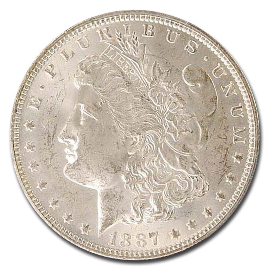 1887/6年 モルガンダラー 銀貨 1ドル シルバー コイン モルガン ヘッド