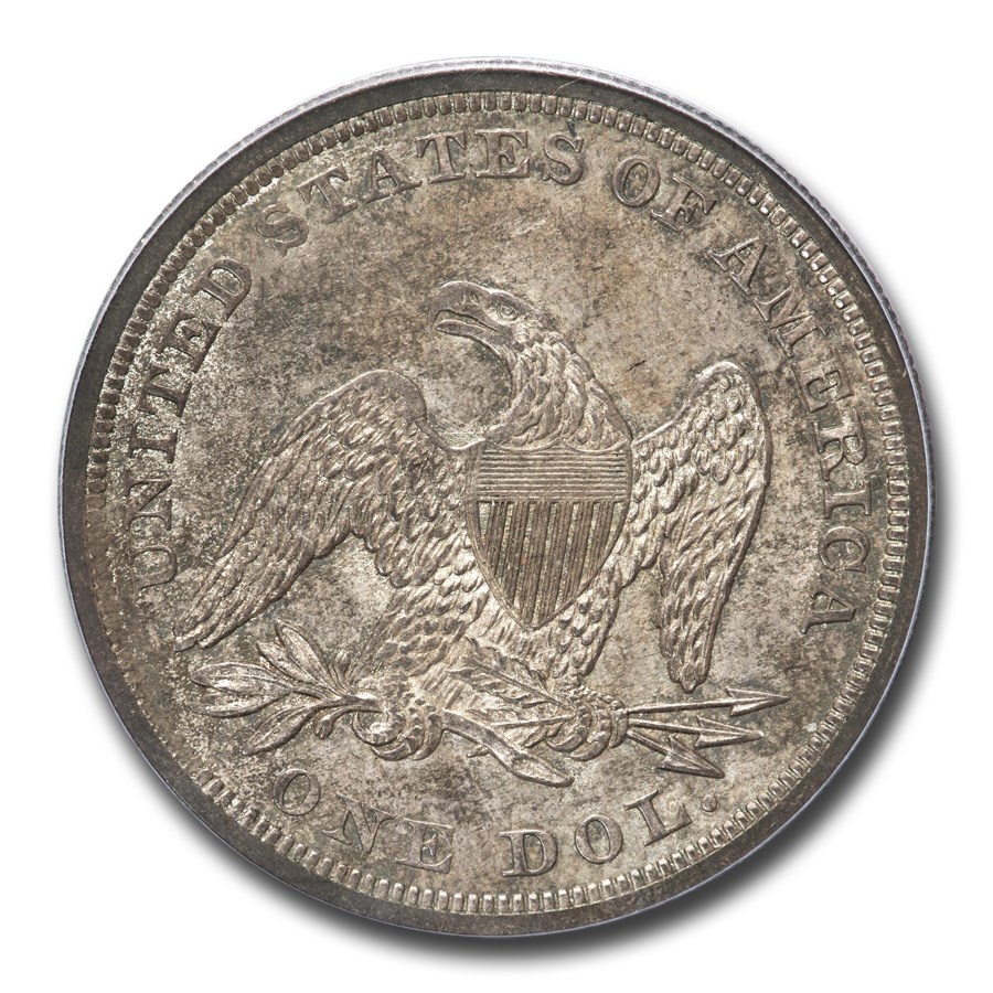 1844ǯ �����ƥå� ��Хƥ� ���顼 ��� 1�ɥ� ����С� ������ ��ͳ�ν��� �������� ����ꥫ�罰��¤ʾ�� �ե���ǥ�ե��� MS-64 PCGS CAC ����ƥ�����������