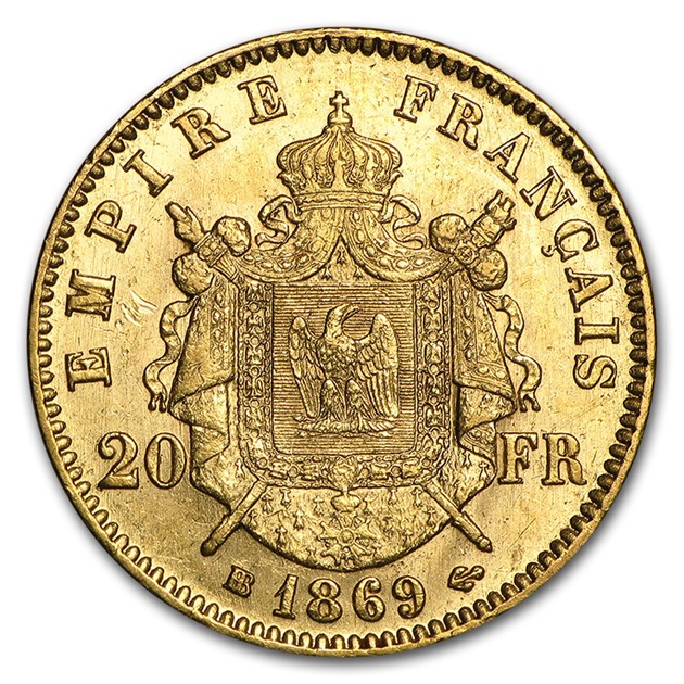 �ʥݥ쥪��3�� �ե�󥹹��� 20�ե���� �ե�� 1861-1870ǯ AU ����ƥ�����������