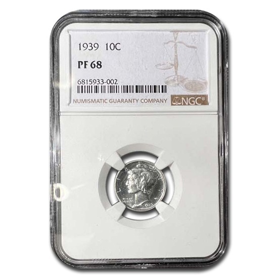 1939ǯ ޡ꡼   10 С  󥰥 Хƥ إå ꥫ罰¤ʾ եǥե PF-68 NGC ơ