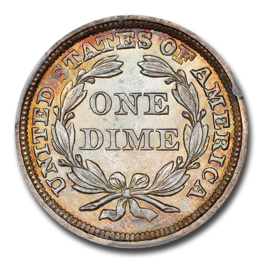 1859ǯ �����ƥå� ��Хƥ� ������ ��� 10����� ����С� ������ ��ͳ�ν��� �������� ����ꥫ�罰��¤ʾ�� �ե���ǥ�ե��� MS-68 PCGS ����ƥ�����������