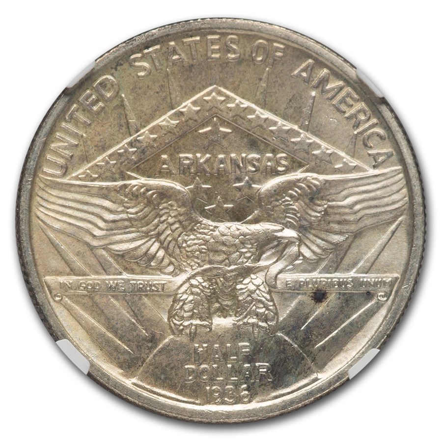 1936ǯ ����ꥫ �������󥽡��� 100��ǯ ��ǰ �ϡ��ե��顼 ��� 50����� ����С� ������ ����ǥ����� �������� ����ꥫ�罰��¤ʾ�� �ե���ǥ�ե��� MS-67 NGC ������ơ���������