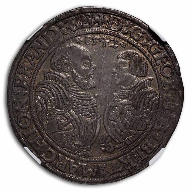 ドイツ銀貨 1222年 & 1190年 カイザー 旧き フリードリヒ バルバロッサ