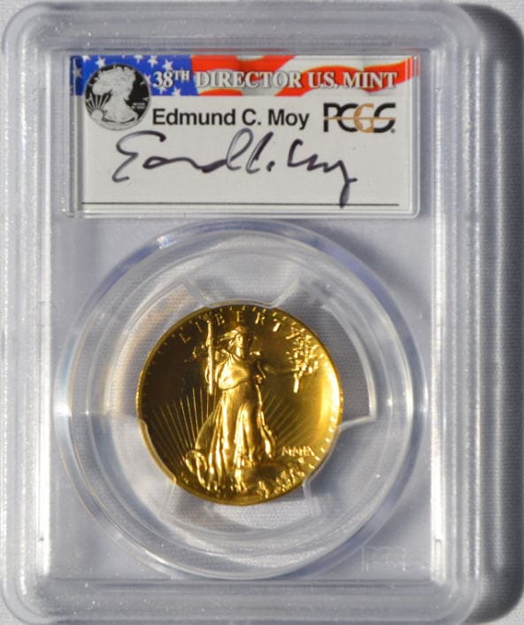 【動画あり】2009ウルトラハイリリーフ金貨　PCGS-MS70Edmund C. Moyサイン入り519757.70/28867266