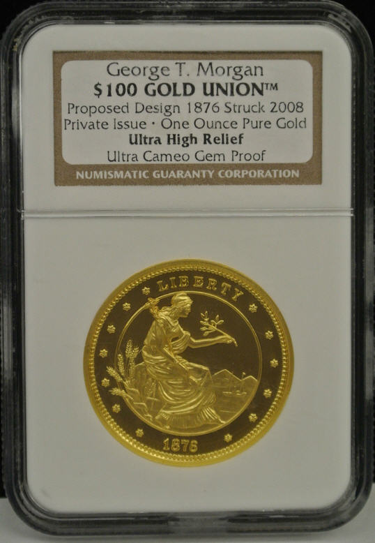 2008 George T. Morgan ＄100 Gold モルガン1オンス金貨　991