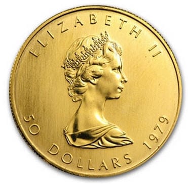 1979メイプルリーフ金貨 1オンス