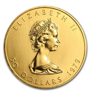 1979メイプルリーフ金貨 1オンス