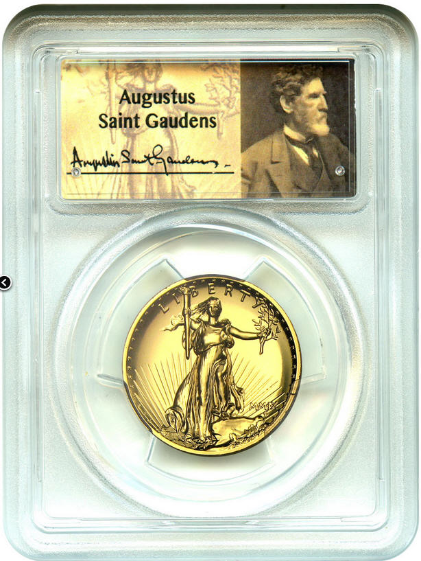 【動画あり】2009ウルトラハイリリーフ金貨　PCGS-MS70PL未使用 Saint Gaudensパッケージ