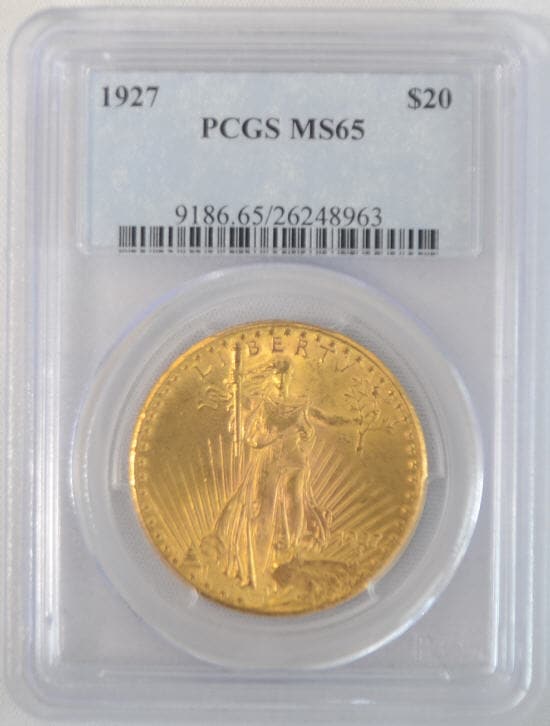アンティークコイン アメリカ 20ドル金貨セントゴーデンズ 1927 PCGS MS65-26248963