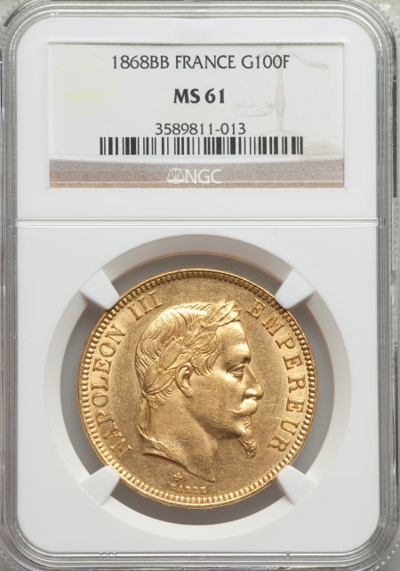 1867BB フランス ナポレオン3世 20セント NGC MS67 1867BB フランス ナポレオン3世 20セント NGC MS67 1867 A FRANCE