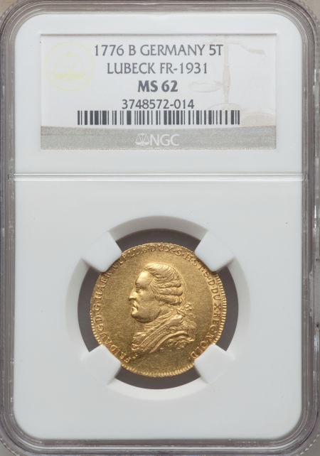 1817年ドイツ フランクフルト 宗教改革300年記念ダカット NGC MS63 1817年ドイツ フランクフルト 宗教改革300年記念ダカット NGC MS63